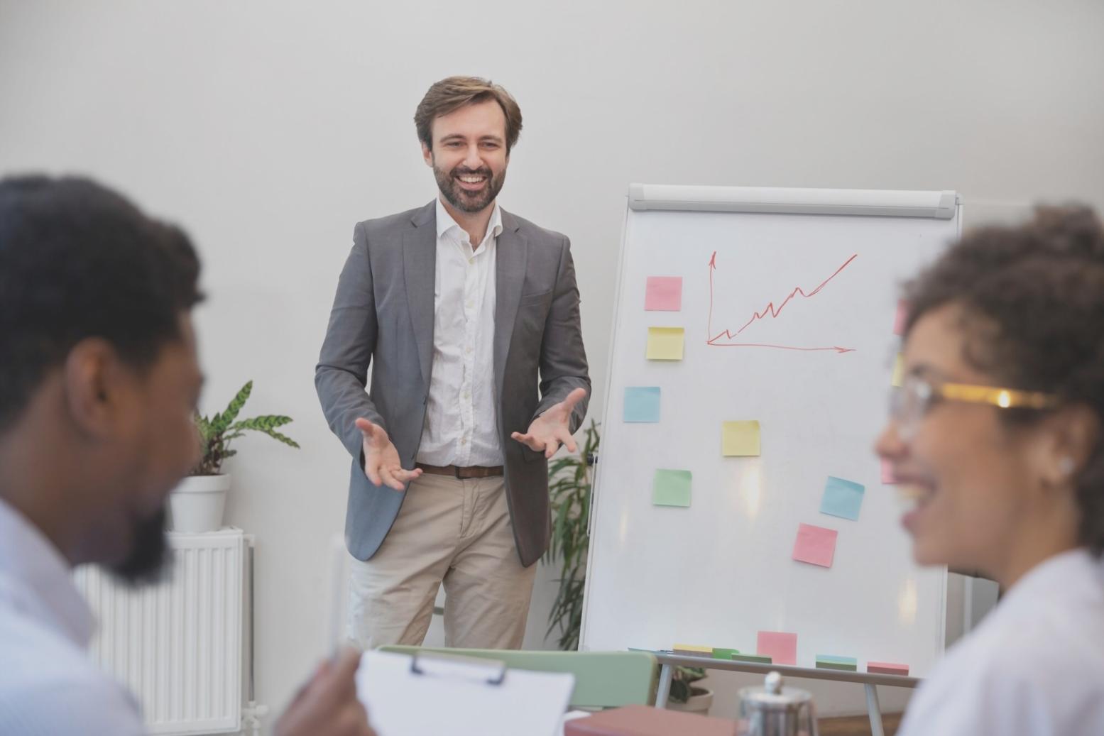 Präsentation von Marktinformationen und Geschäftslösungen